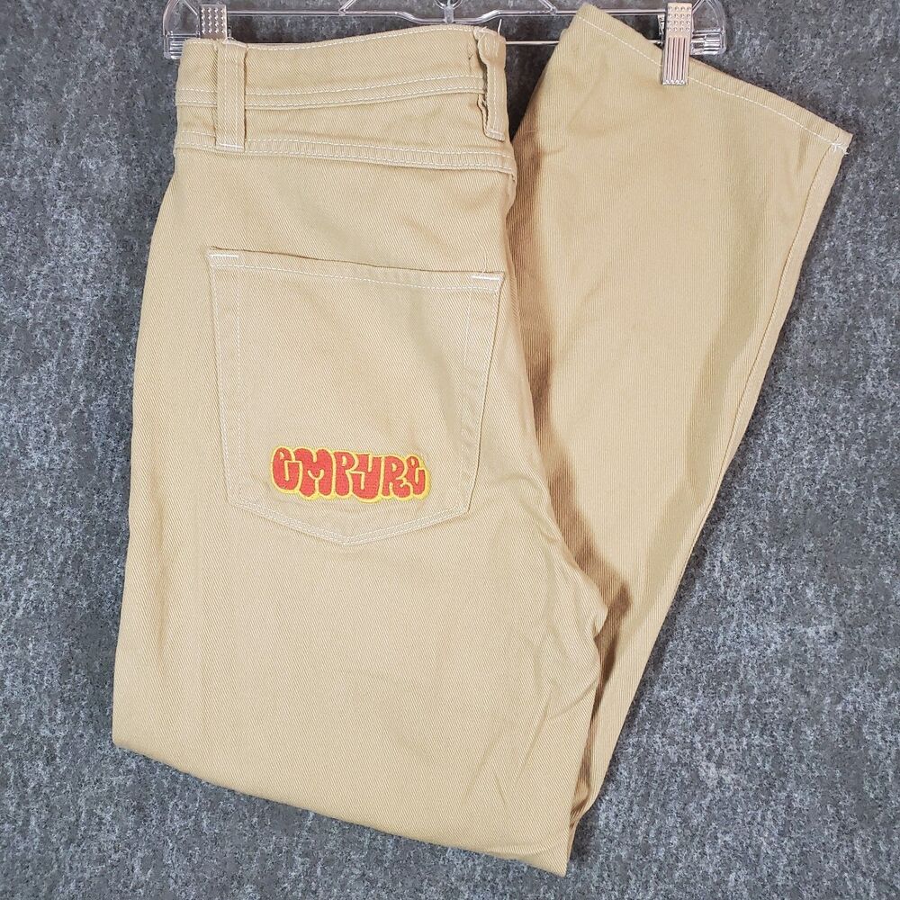 Empyre Relax Men's 30x27 Khaki Loose Baggy Skate Canvas Pants Y2K